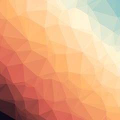 Abstract Delaunay Voronoi trianglify Generative Art background illustration