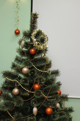 christmas tree on white background