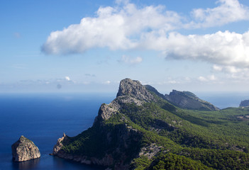 View of El Colomer Island at Mirador Es Colomer, Mallorca, Spain 2018 - 302918397