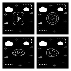 Set of 4 Quality icon