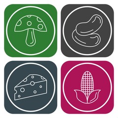 Set of Universal Pixel Perfect Icons