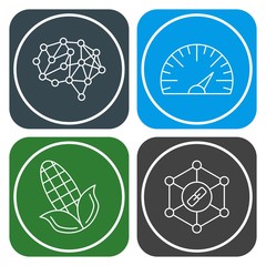 4 User interface Icon set for web and mobile applications