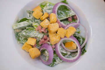 Fresh caesar salad