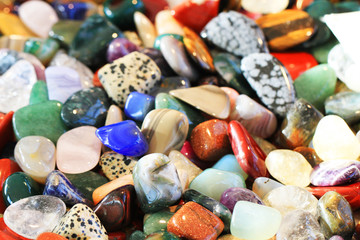 color minerals and gems texture