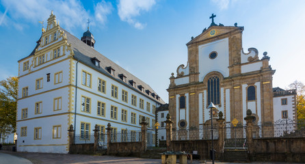 Market Church, former Jesuit church, Paderborn, North Rhine-Westphalia, Germany, Europe