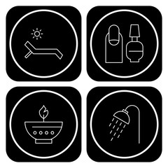 4 User interface Icon set for web and mobile applications