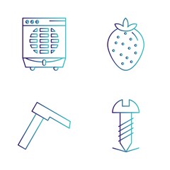 Simple Set of Universal Related Color Icons