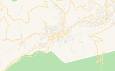 Printable street map of Ejido, Venezuela