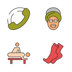 Set Of Universal 4 Icons