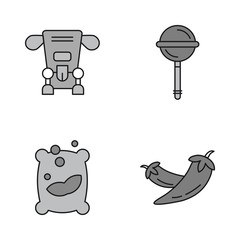 Set of 4 Universal Pixel Perfect Icons