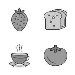 4 Simple Universal Related Color Icons