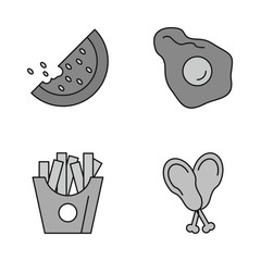 4 User interface Icon set for web and mobile applications