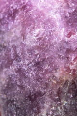 Shiny Abstract Close Up of Blue Rock Crystal Gemstone