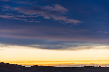 Fototapeta premium beautiful sunrise in the south of France