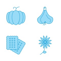 Set Of 4 Universal Icons For Mobile Application and websites