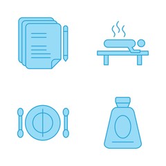 Simple Set of Universal Related Color Icons