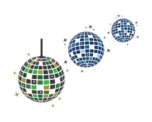 disco ball icon vector illustration design