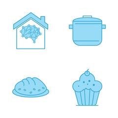 4 User interface Icon set for web and mobile applications