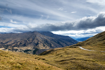 Naklejka premium Crown Range, NZL