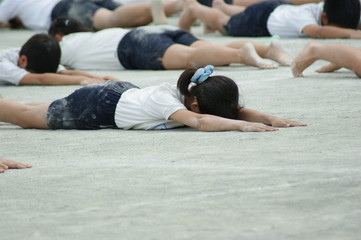 体育祭　運動会　演技　団体　友情　団結