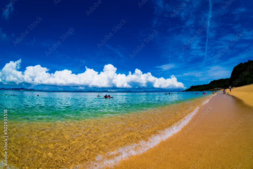 Wall mural sea and sky