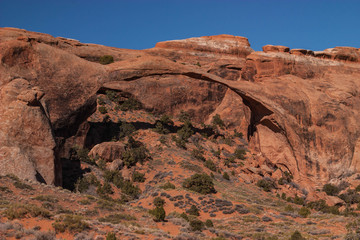 Skyline Arch, Arches National Park, Utah.