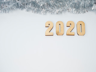 Symbol from number 2020. Festive New Year