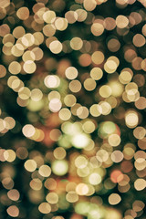 Christmas tree decoration lighting with blur effect  © mnimage