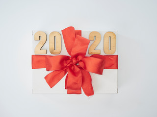 Symbol from number 2020. Festive New Year