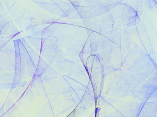 blue abstract fractal background 3d rendering illustration