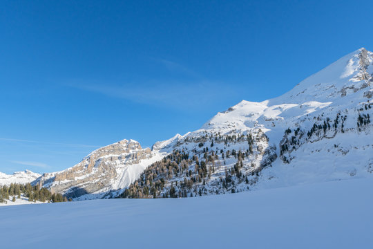 Verschneite Winterlandschaft im Berner Oberland © Stephanie Jud