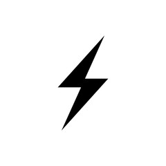 Flash icon simple design. Vector eps10