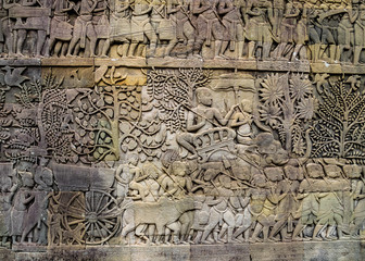 Angkor Wat is a temple complex in Siem Reap, Cambodia.