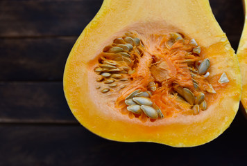 pumpkin pear-shaped Spanish guitar in the context of seeds