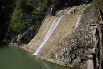 particular waterfall by Molinetto della Croda