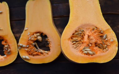 pumpkin pear-shaped Spanish guitar in the context of seeds