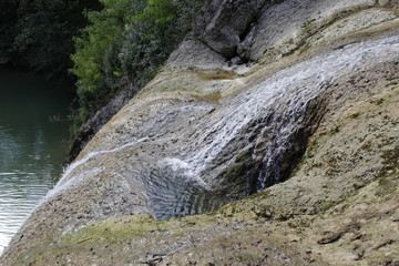 particular waterfall by Molinetto della Croda