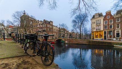 Obraz premium An Amsterdam Cityscape