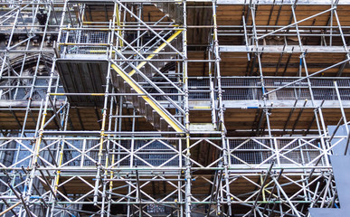 Obraz premium construction of old building