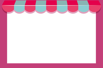 Background template with pink frame