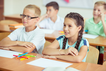 Portrait of children in shool