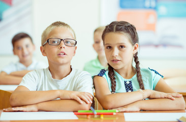 Portrait of children in shool