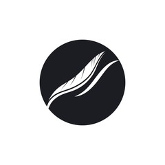 feather logo vector
