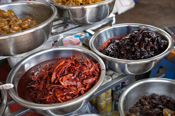 MANDALAY/MYANMAR(BURMA) - 08th Nov, 2019 : Burmese Foods Collection.