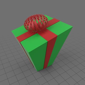 Stylized gift box