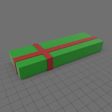 Stylized jewelry gift box