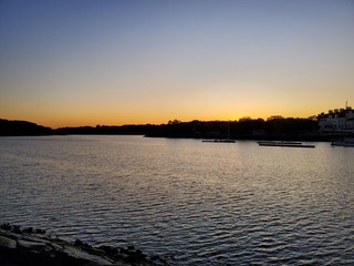 Naklejka premium Park Side Sunset