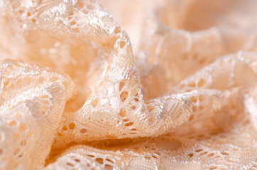 Bodily champagne underwear texture macro blur background