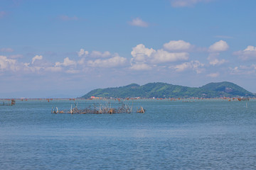 Fish trap in Songkhla Lake