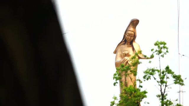 Kun Yam statue close up HD